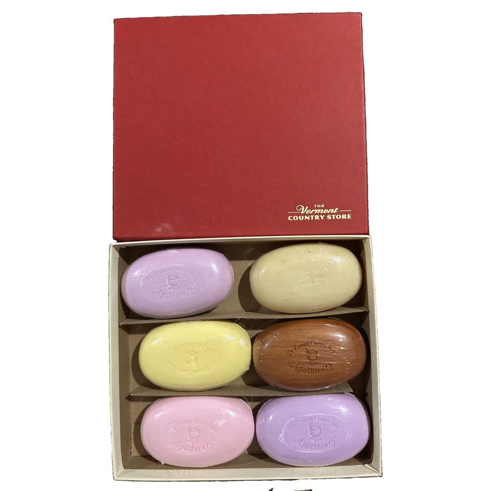 The Vermont Country Store Apothecary Moisturizing Triple-Milled Soaps -6 Scents